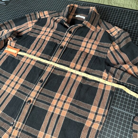 Indi + Ash LS Ames Workshirt - Iron Big Plaid - Size 4 Large - Picture 6 of 14